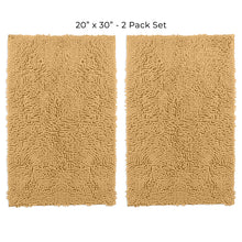 Load image into Gallery viewer, Microfiber Rectangular Mats, 20x30 Inch 2 Pack Set, Marzipen
