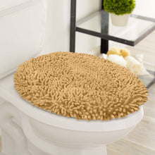 Load image into Gallery viewer, LuxUrux Toilet Lid Cover, Round, Marzipan
