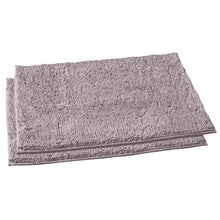 Load image into Gallery viewer, Microfiber Rectangular Rugs, 23x36 Inch 2 Pack Set, Mauve
