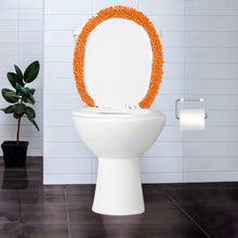 Load image into Gallery viewer, LuxUrux Toilet Lid Cover, Round, Orange
