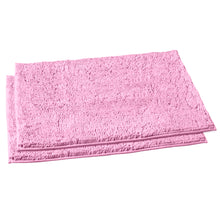 Load image into Gallery viewer, Microfiber Rectangular Rugs, 23x36 Inch 2 Pack Set, Pink
