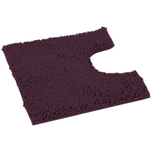 Load image into Gallery viewer, U-Shaped Toilet Bathroom Rug, 20x23, Plum
