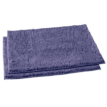 Load image into Gallery viewer, Microfiber Rectangular Rugs, 23x36 Inch 2 Pack Set, Blue-purple
