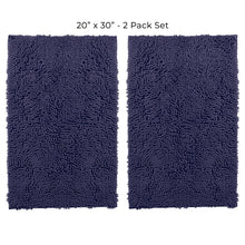 Load image into Gallery viewer, Microfiber Rectangular Mats, 20x30 Inch 2 Pack Set, Blue-purple

