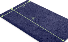 Load image into Gallery viewer, Rectangle Microfiber Bathroom Rug, 24x36 inch, Purple

