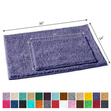 Load image into Gallery viewer, 2-Piece Rectangular Mats Set, Large, Purple
