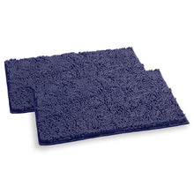 Load image into Gallery viewer, Microfiber Rectangular Rugs, 23x36 Inch 2 Pack Set, Blue-purple
