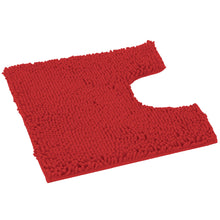 Load image into Gallery viewer, U-Shaped Toilet Bathroom Rug, 20x23, Red
