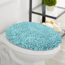Load image into Gallery viewer, LuxUrux Toilet Lid Cover, Round, Spa-Blue
