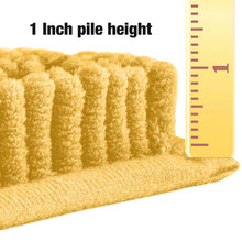 Load image into Gallery viewer, Luxury Microfiber 2-Piece Toilet &amp; Bath Mat Set, XL, Yellow
