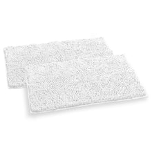 Load image into Gallery viewer, Microfiber Rectangular Rugs, 23x36 Inch 2 Pack Set, White
