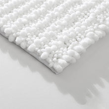 Load image into Gallery viewer, Rectangular 2 Piece Bath Rug Set, 15x23 + 27x47 inch, White
