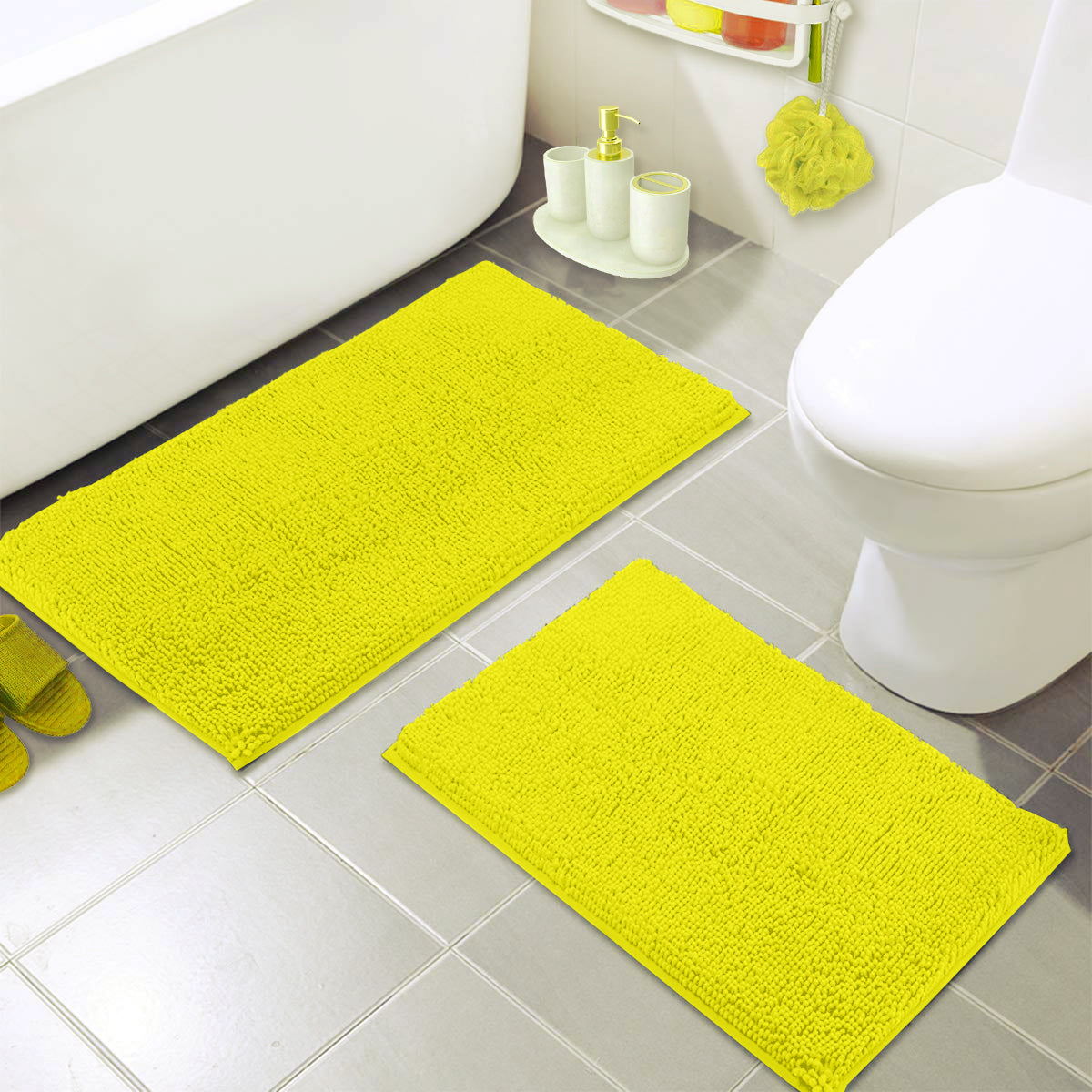 Bathroom Mat By LuxUrux-Extra-Soft Plush Bath Shower 20 x 30