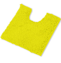 Load image into Gallery viewer, U-Shaped Toilet Bathroom Rug, 20x20, Neon Yellow
